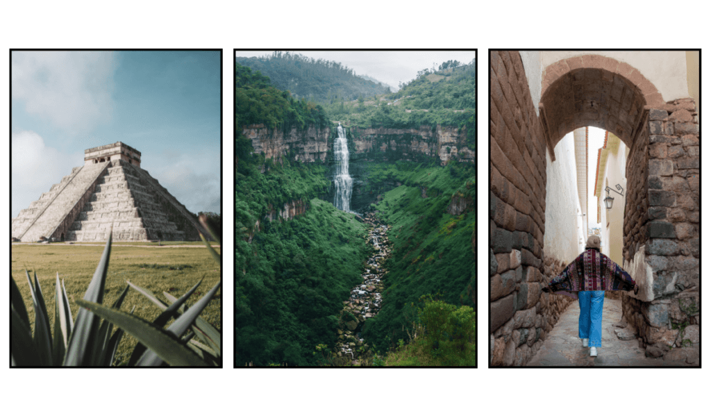 mexico, colombia, peru